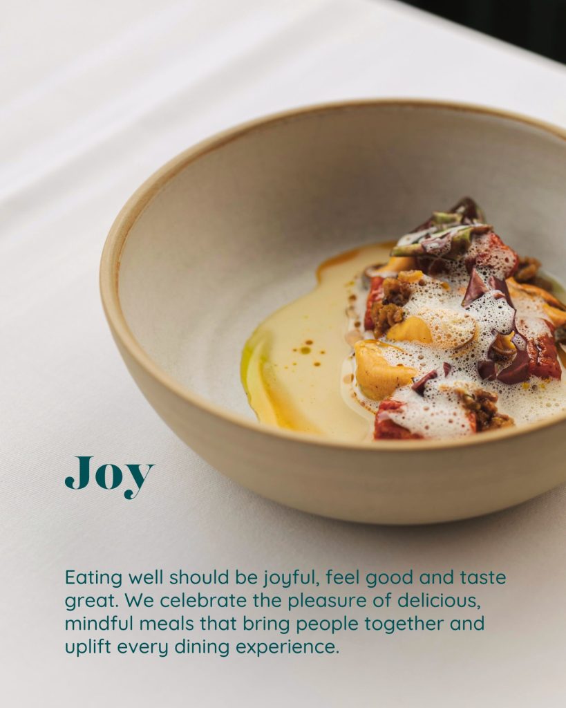 Our value Joy: delicious, mindful meals that bring people together
